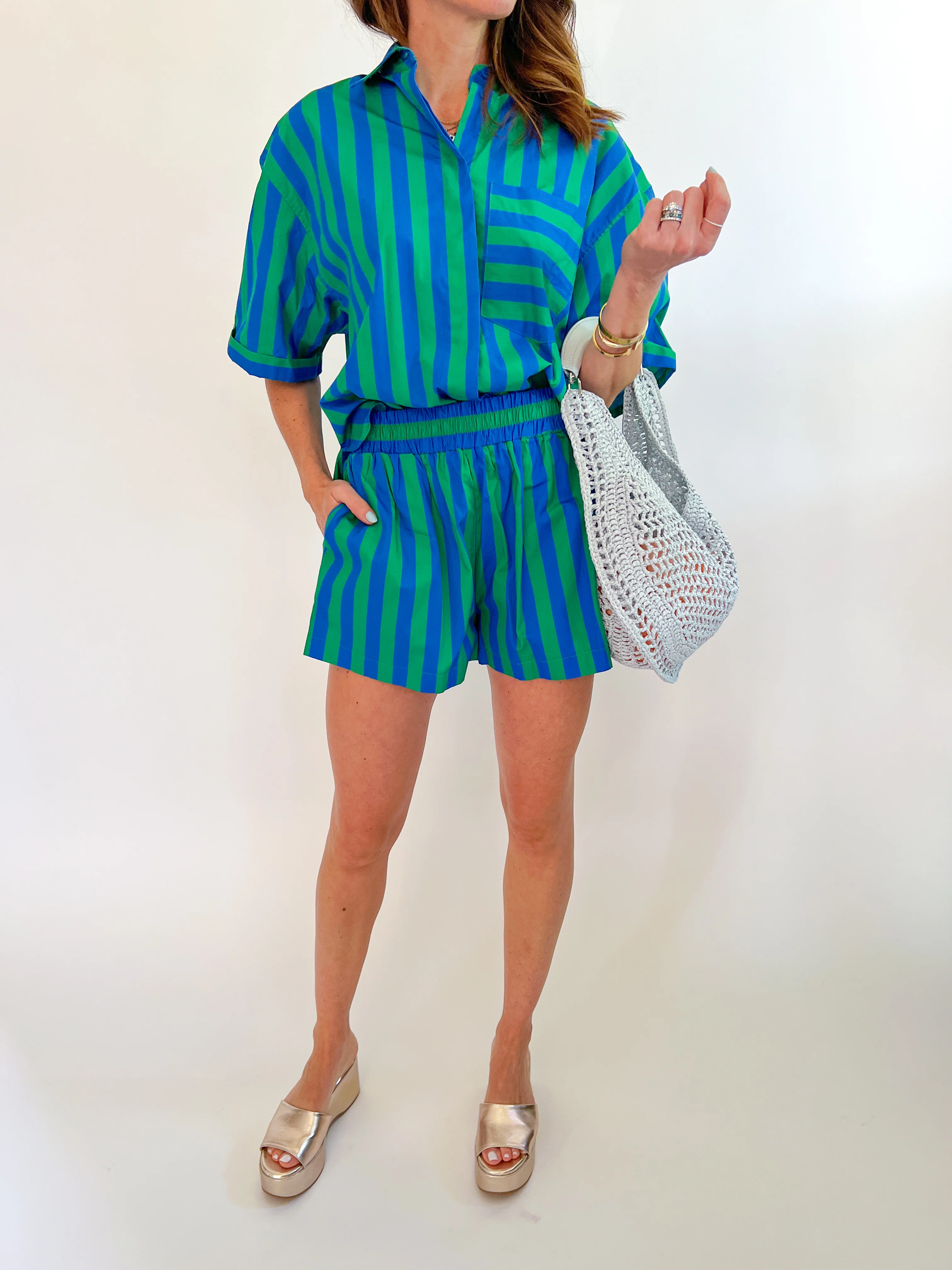 Waist Elastic Band Shorts - Image 3