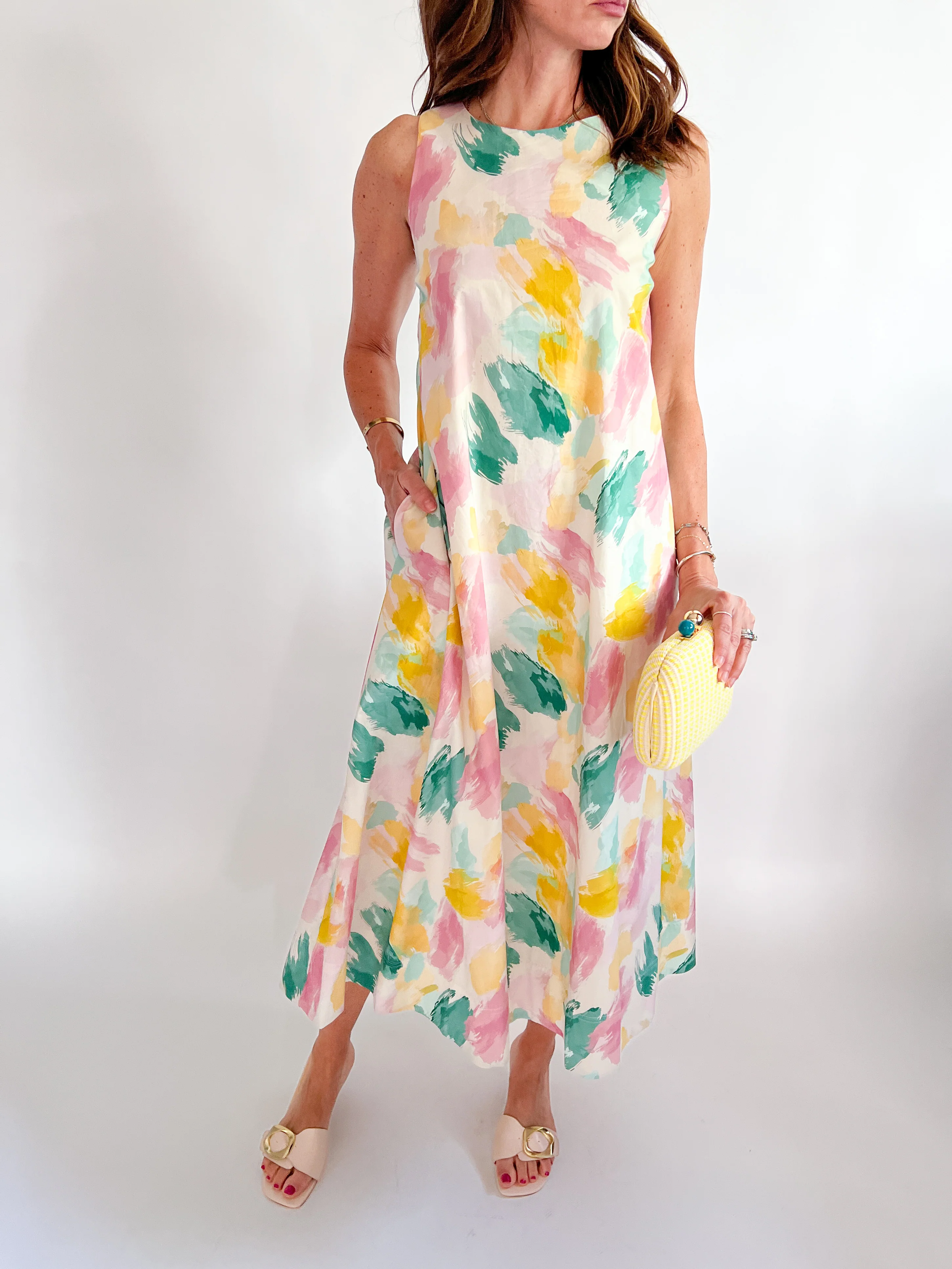 Watercolor Midi Dress - Image 2