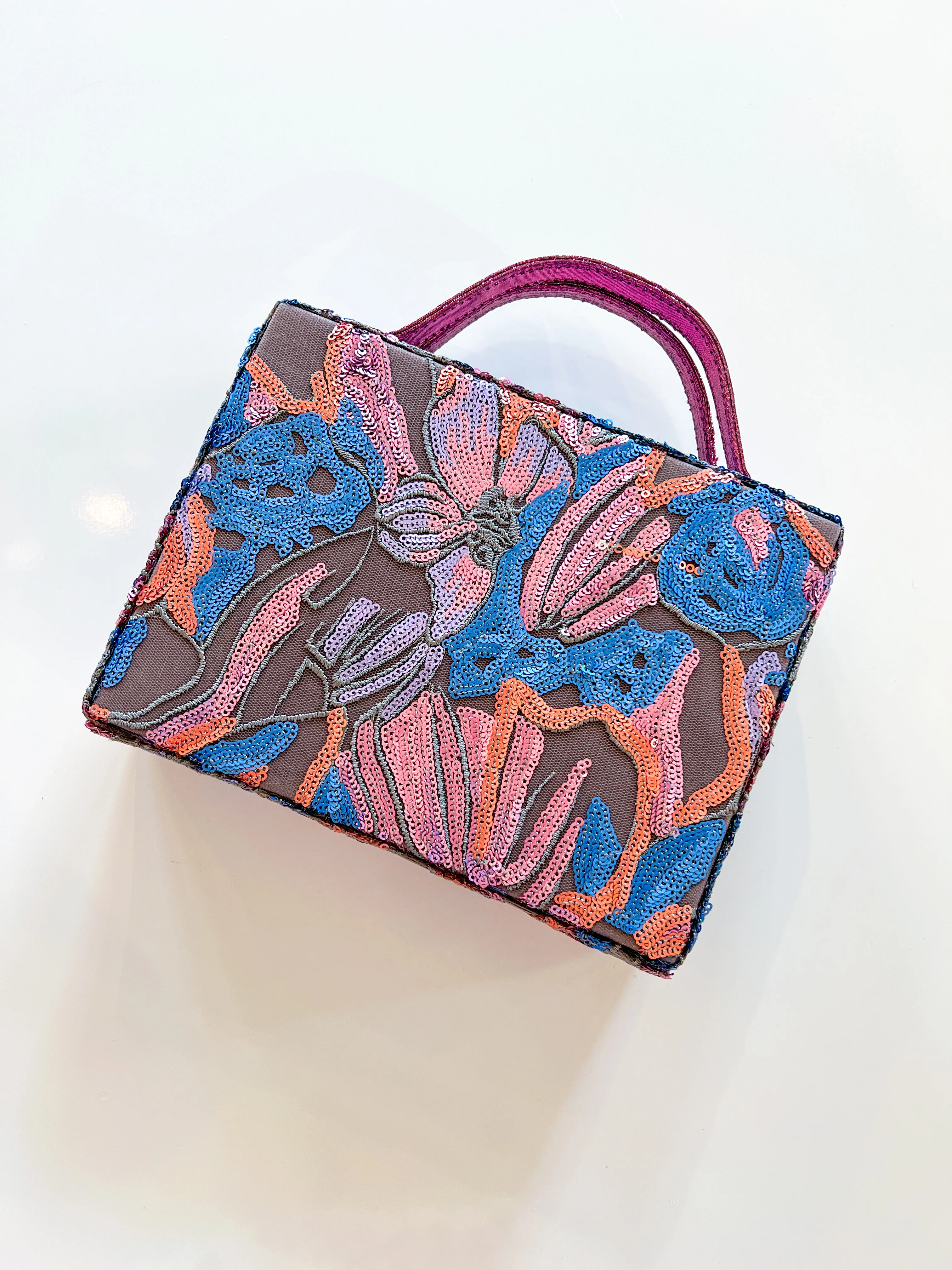 Wild Iris Briefcase Bag